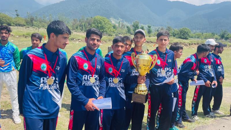 AGPS Pahalgam Won the Inter AGS Cricket Tournament at AGS Aishmuqam held on 27th August 2022