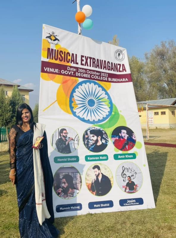 Musical extravaganza was conducted on 26th October 2022 at GDC Bijbehara